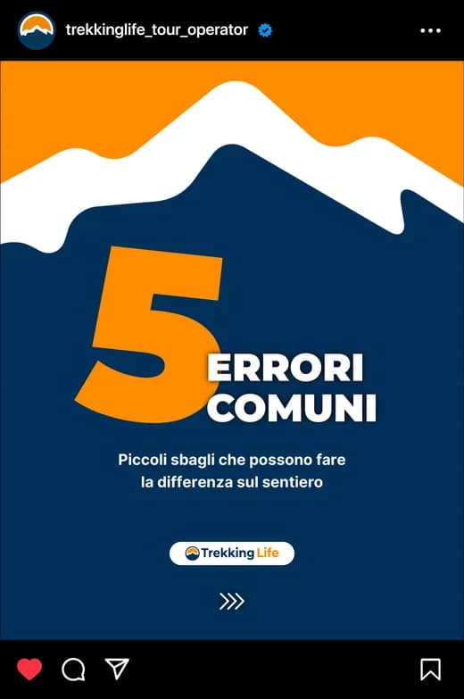Trekking Life social post 2